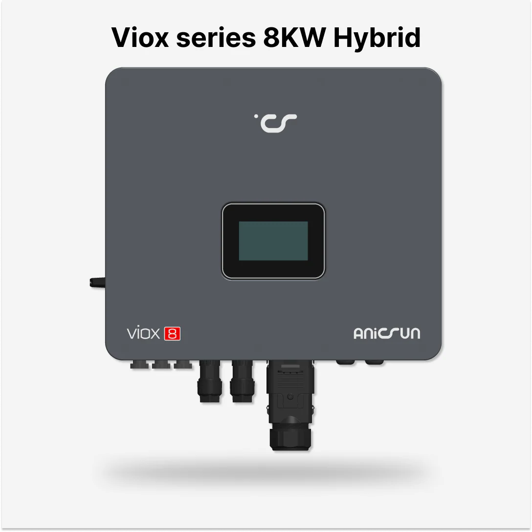 Anicsun Viox 8 kW IP65 Hybrid Solar Inverter