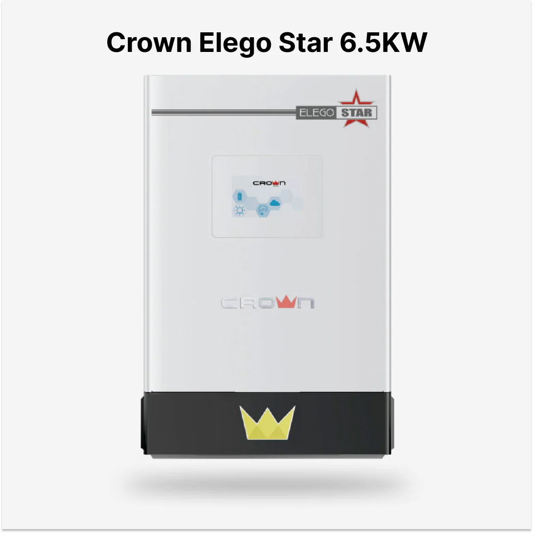 Crown Elego Star 6.5 kW Hybrid Solar Inverter