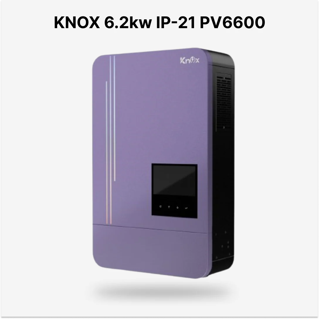 Knox 6.2 kW IP-21 PV6600 Hybrid Solar Inverter