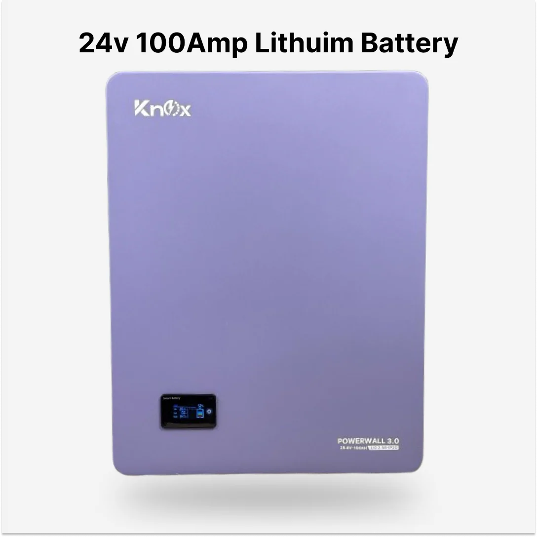 Knox Powerwall 3.0 24V 100Ah Lithium Battery
