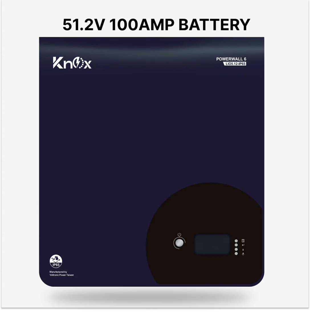 Knox Powerwall 7.1 – 51.2V 100Ah IP65 Lithium Battery