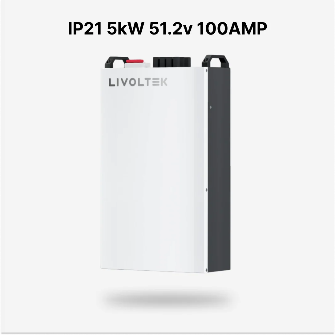 Livoltek Lithium Battery – IP21 5kW 51.2V 100Ah